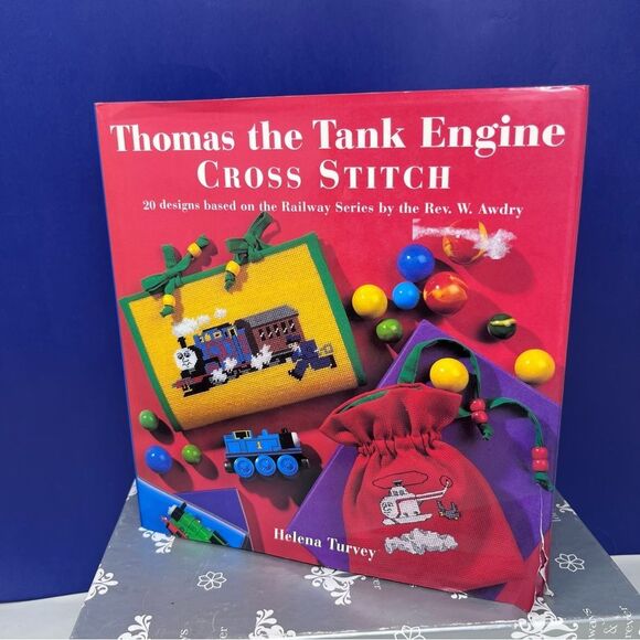 1995 Thomas the Tank Engine Cross Stitch Book - Picture 1 of 9